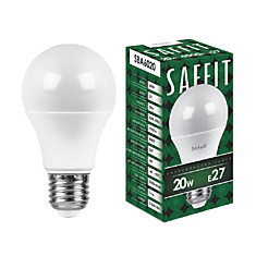 Лампа светодиодная LED 20вт Е27 белый (SBA6020)