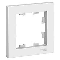 Рамка 1 пост ATLASDESIGN белый (Systeme Electric)